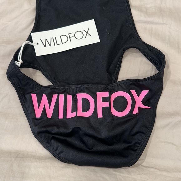 Wildfox Black Monokini Bathing Suit Small - Picture 5 of 6